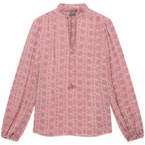 Mint Velvet Pink Geometric Print Blouse